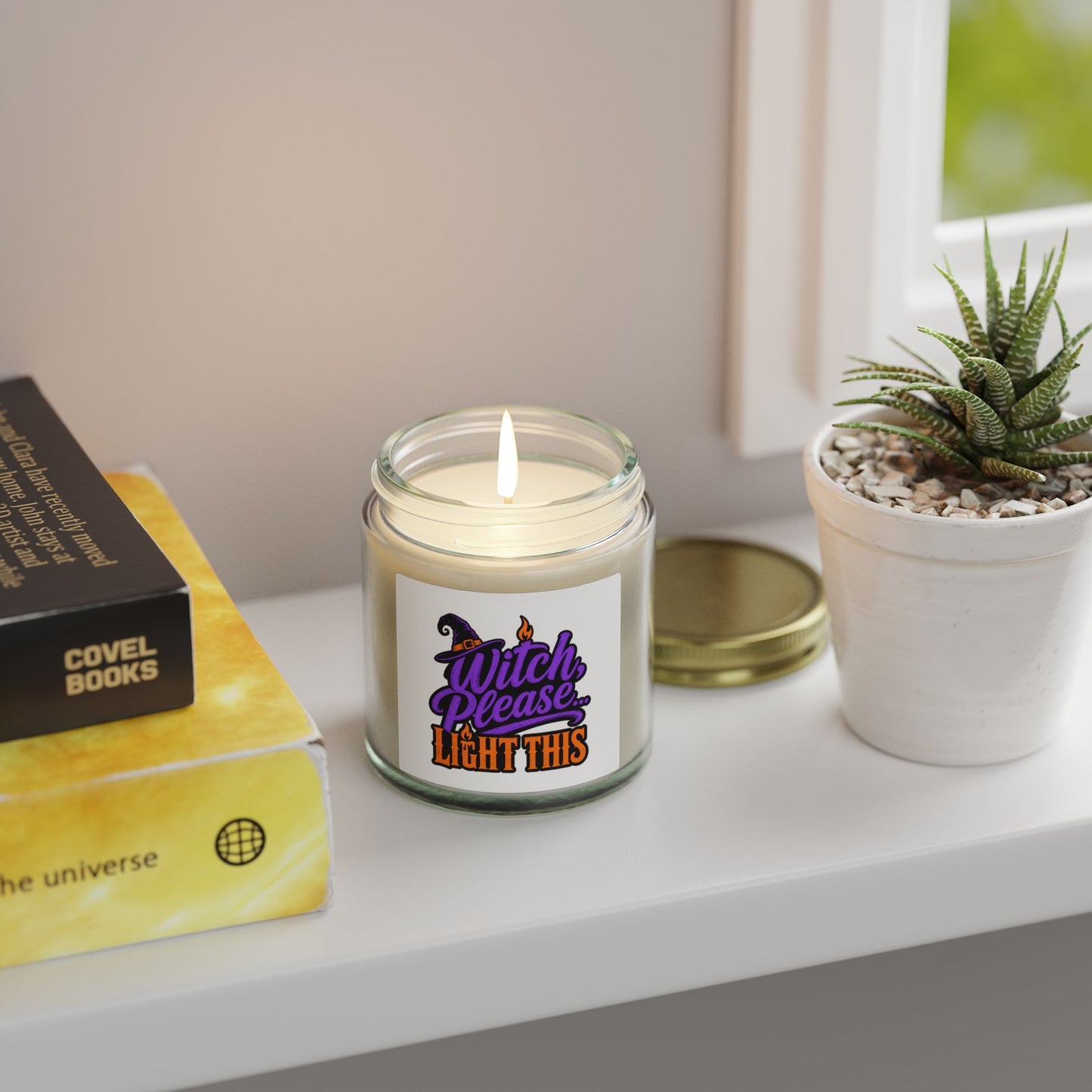 Witch Please 'Light This' Scented Candle — Coconut Apricot Wax (4oz/9oz)