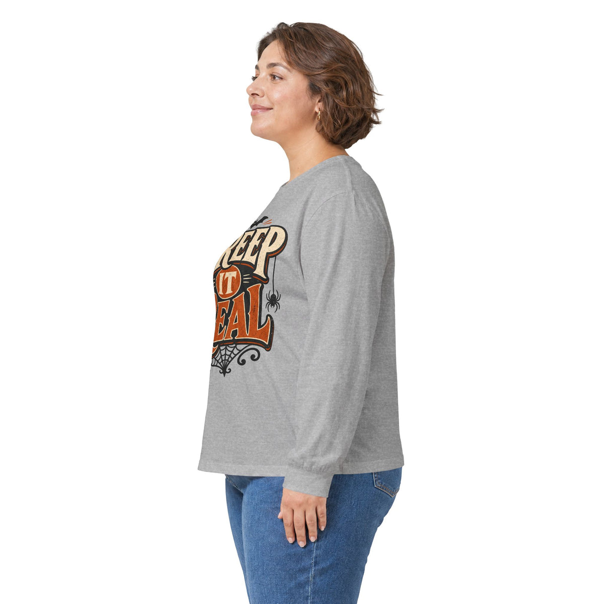 Creep It Real Halloween Long Sleeve T-Shirt