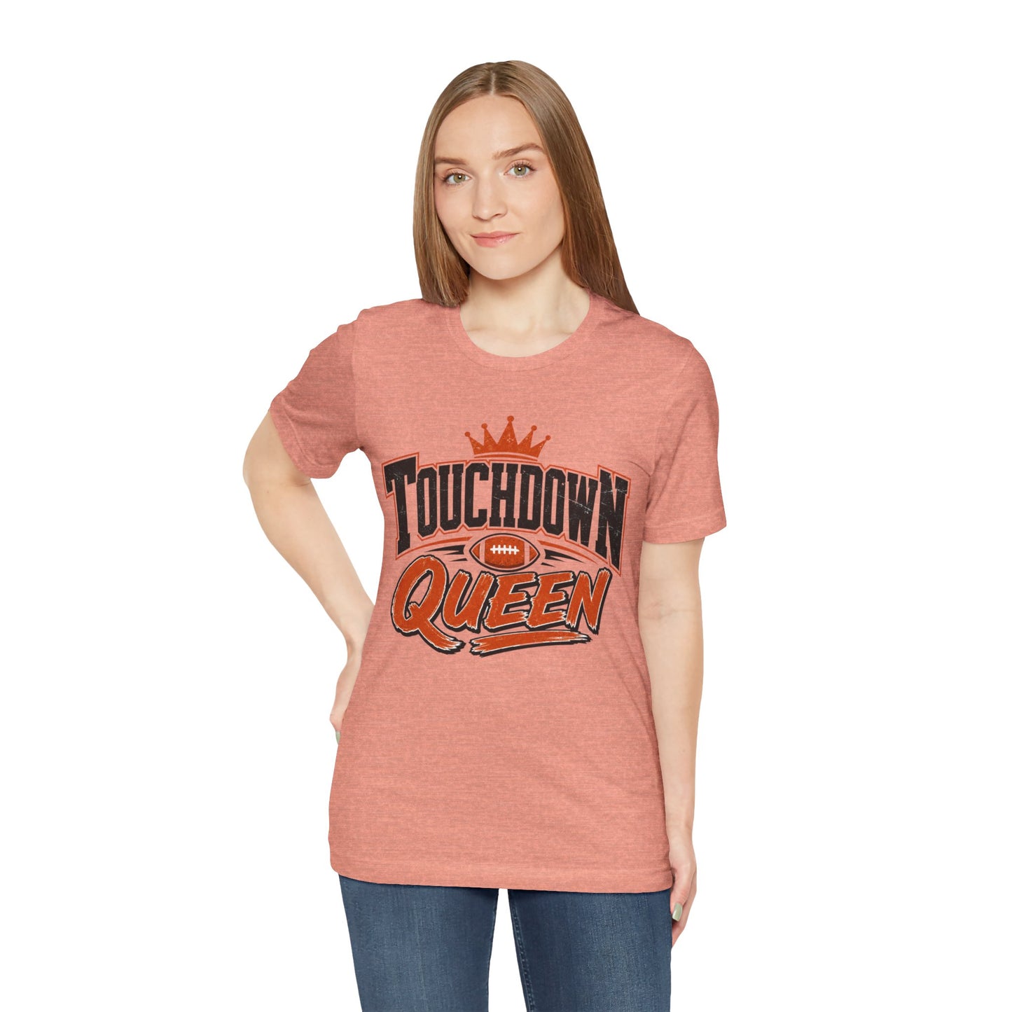 Touchdown Queen T-SHIRT Football Season Tailgate Time