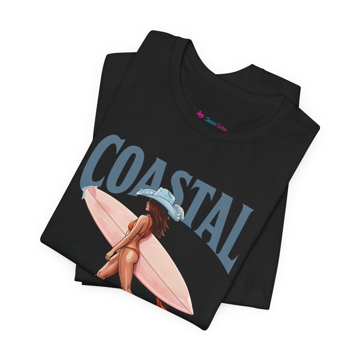 Coastal Cowgirl Tee — Surfing Cowgirl Graphic T-Shirt