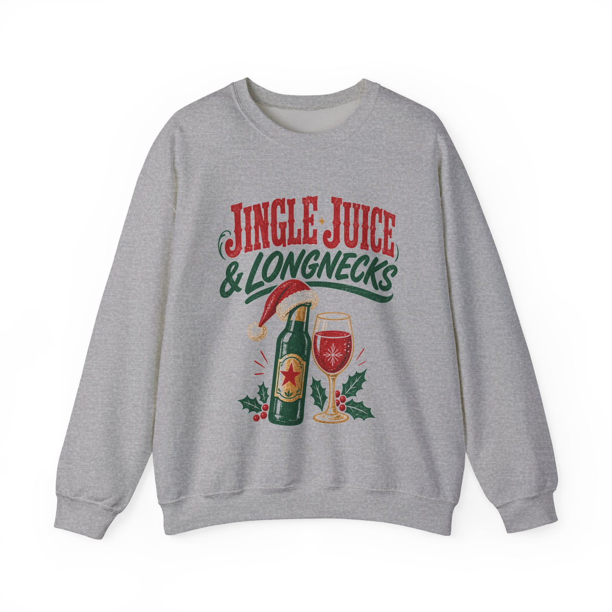 Jingle Juice & Longnecks Christmas Sweatshirt