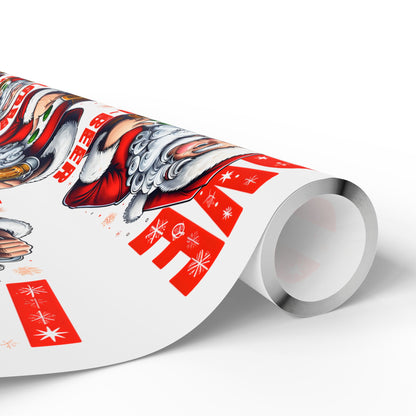 Funny Christmas Wrapping Paper I love DECEM-BEER