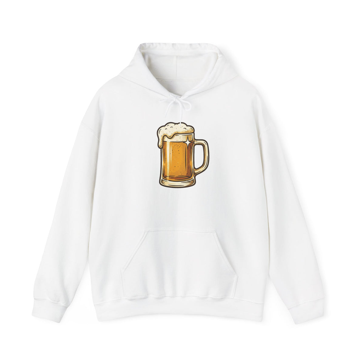 Beer Mug Hoodie — Cozy Beer Graphic Pullover for Brewers & Pub Lovers