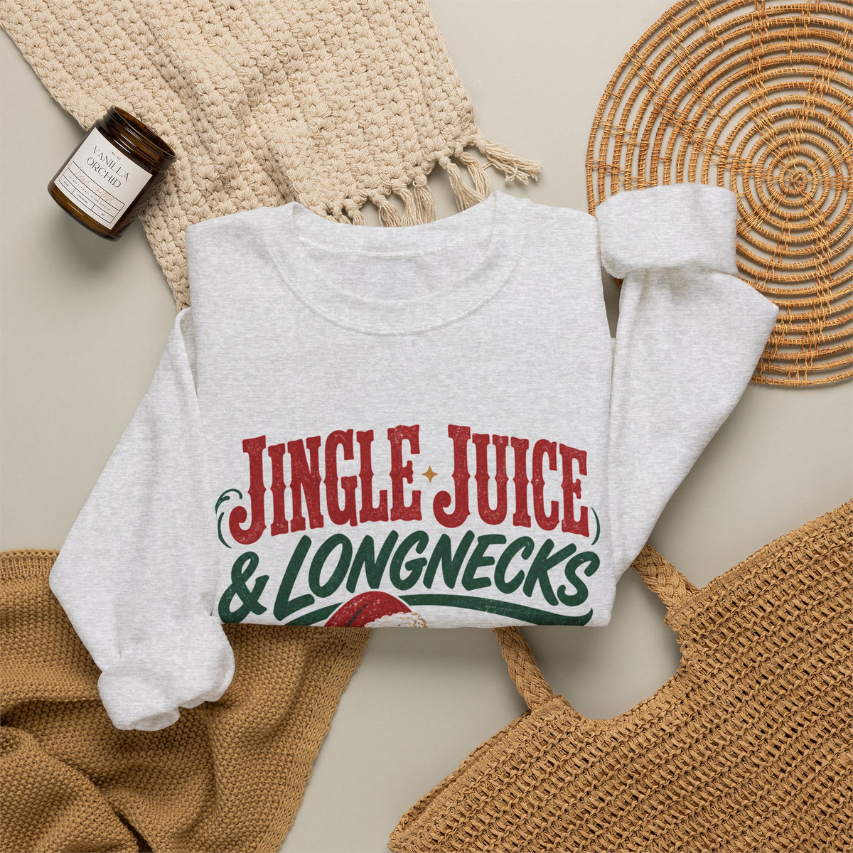 Jingle Juice & Longnecks Christmas Sweatshirt
