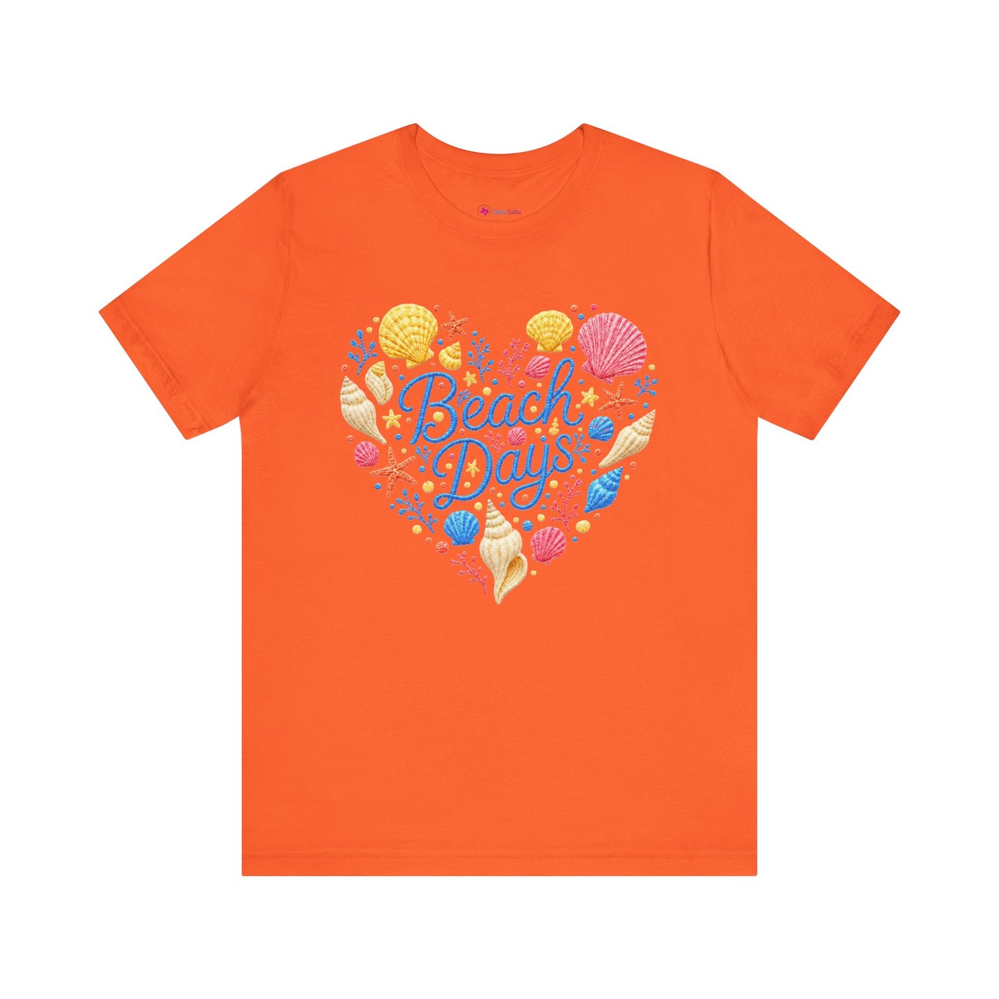 Beach Days heart seashells T-Shirt