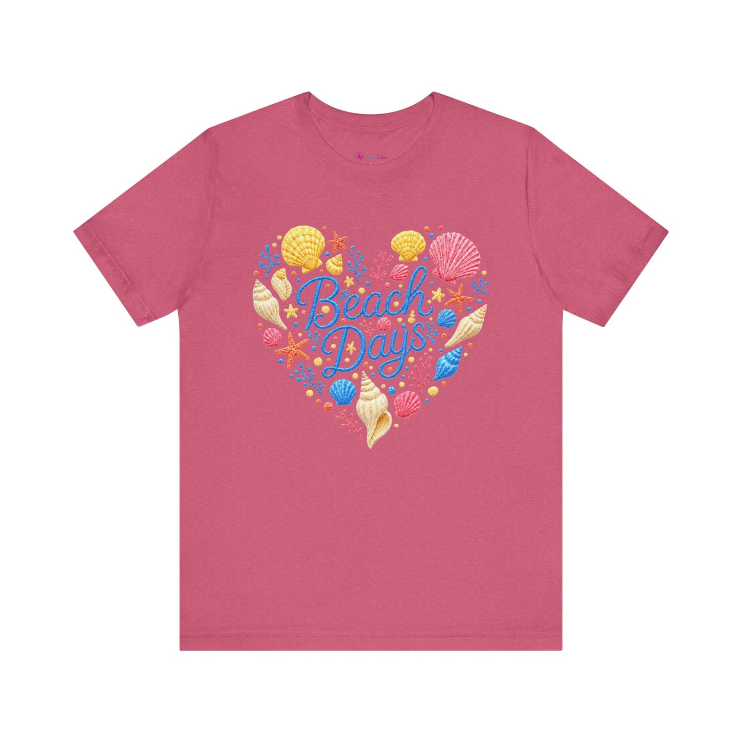 Beach Days heart seashells T-Shirt