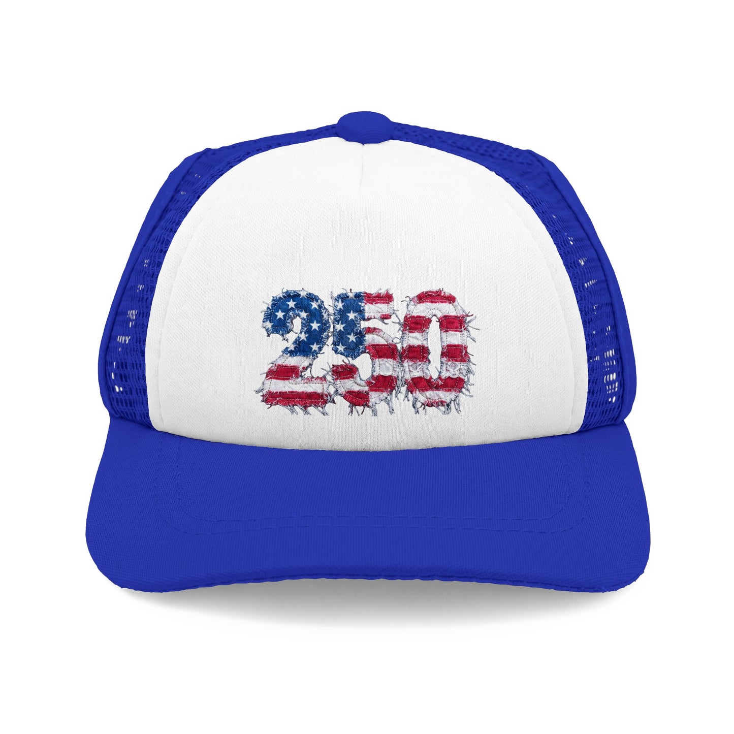 American Flag 250th 4th of July Dog Trucker Hat