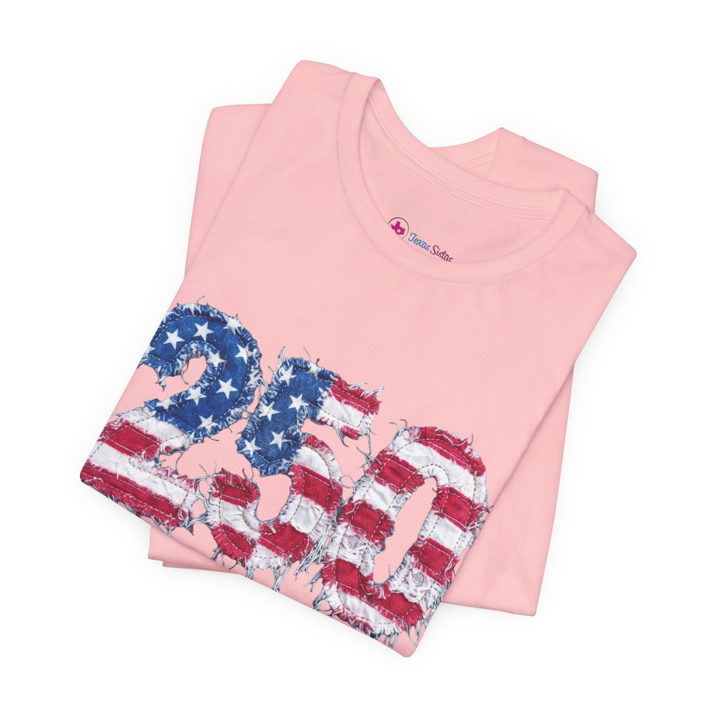 4th of July Frayed Patch Graphic Tee — Patriotic Independence Day T-Shirt