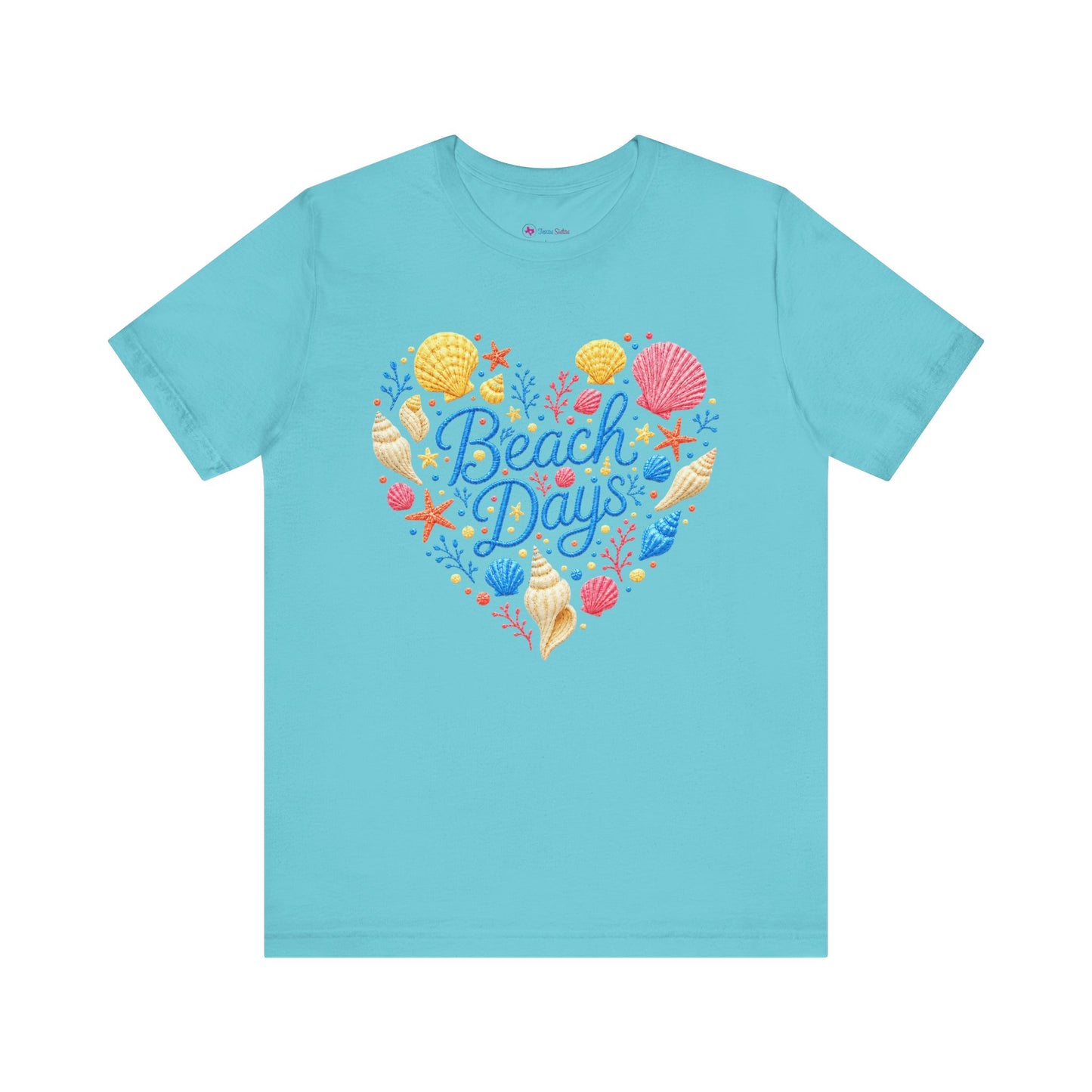 Beach Days heart seashells T-Shirt