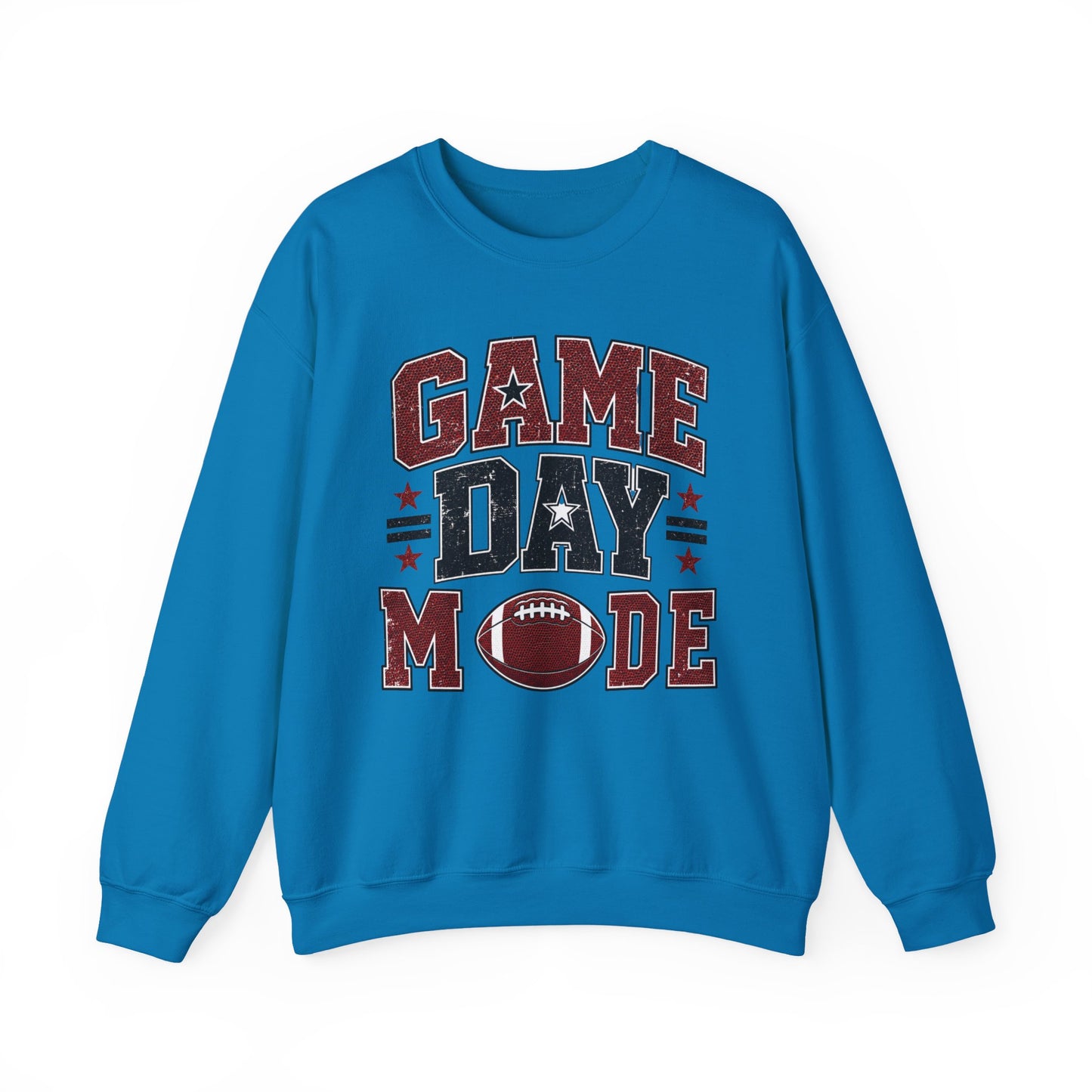 Game Day Mode Sweatshirt — Football Fan Crewneck