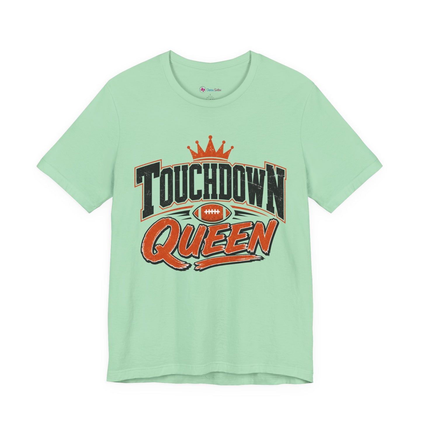 Touchdown Queen T-SHIRT Football Season Tailgate Time