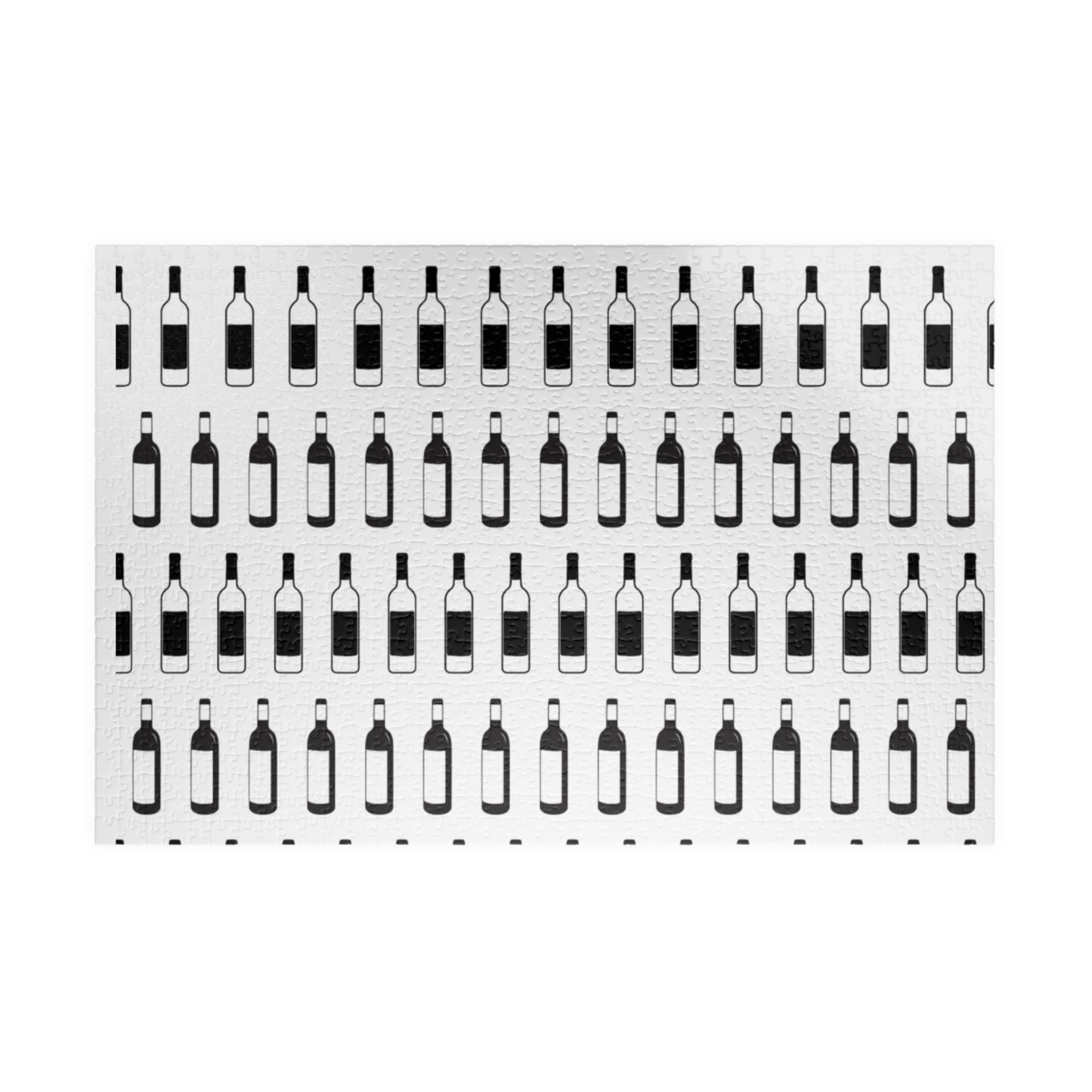Wine Bottle Pattern Puzzle 520 or 1014 Piece Jigsaw