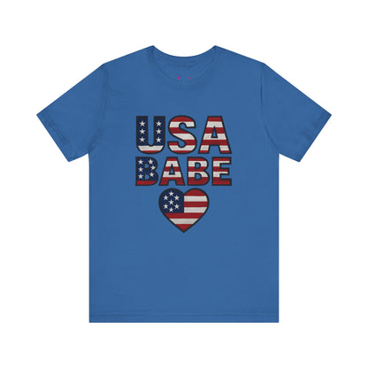 USA BABE HEART T-SHIRT