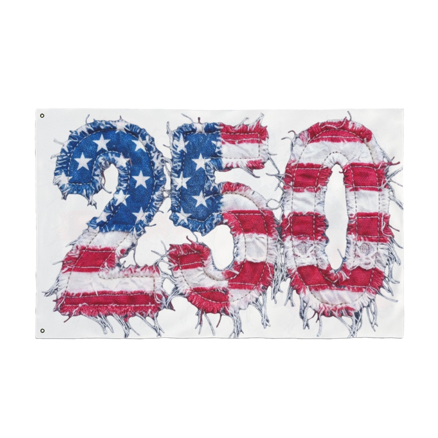 250th 4th of JULY American Flag Double Sided Flag