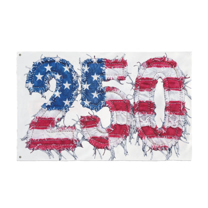 250th 4th of JULY American Flag Double Sided Flag