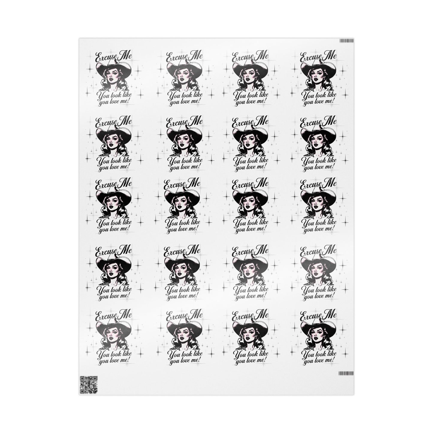 You Look Like you Love Me Chic Gift Wrap