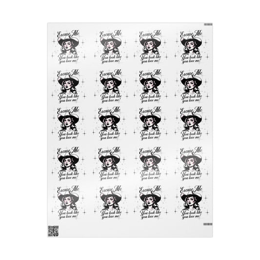 You Look Like you Love Me Chic Gift Wrap