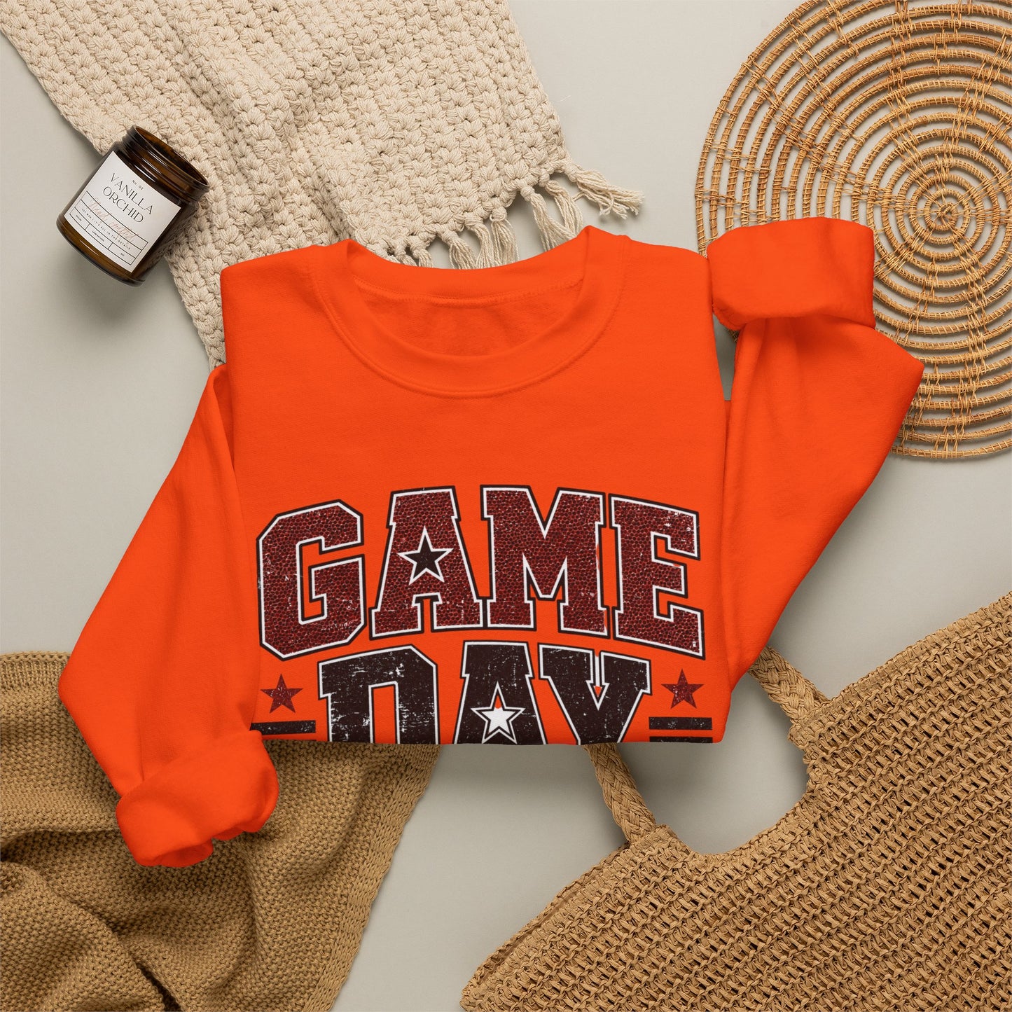 Game Day Mode Sweatshirt — Football Fan Crewneck