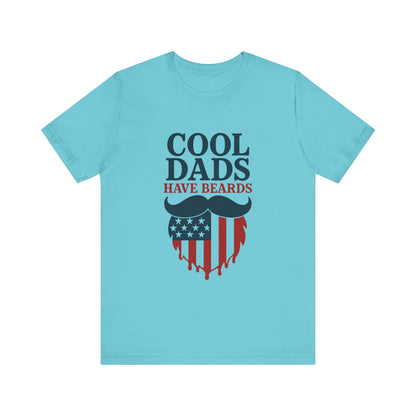 COOL DADS HAVE BEARDS T-Shirt USA 4th OF JULY