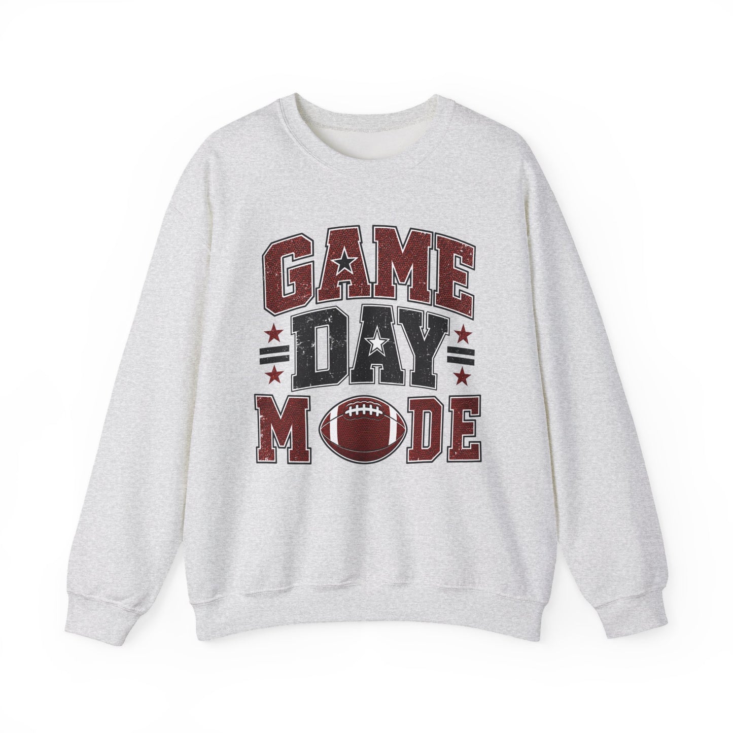 Game Day Mode Sweatshirt — Football Fan Crewneck