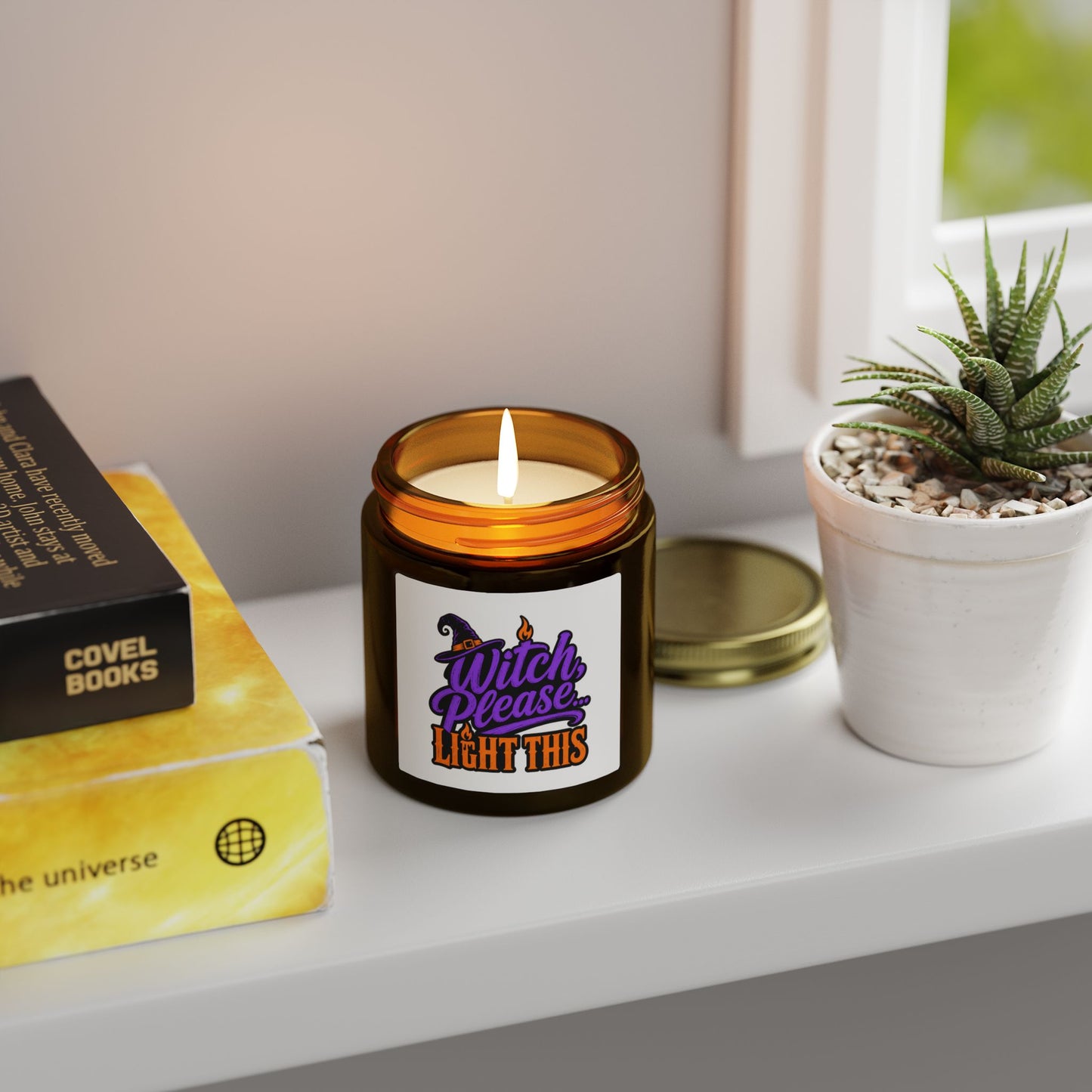 Witch Please 'Light This' Scented Candle — Coconut Apricot Wax (4oz/9oz)