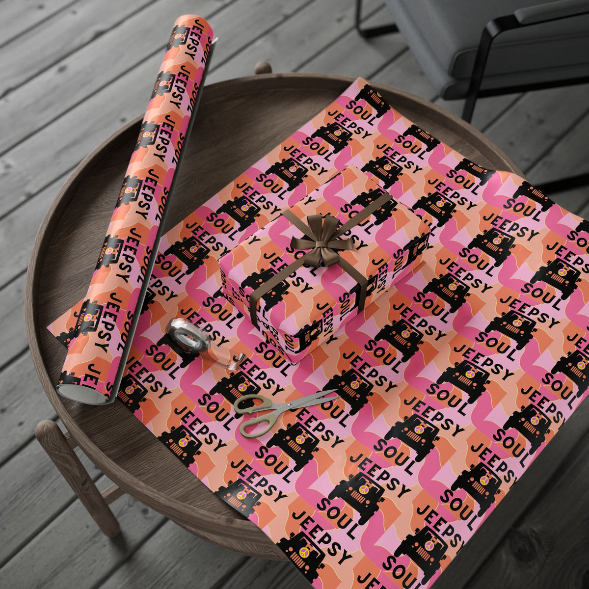 Jeepsy Soul Wrapping Paper - Christmas Birthdays Holidays JEEP Gift Wrap