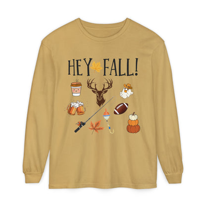 HEY Fall Themed Long Sleeve T-Shirt