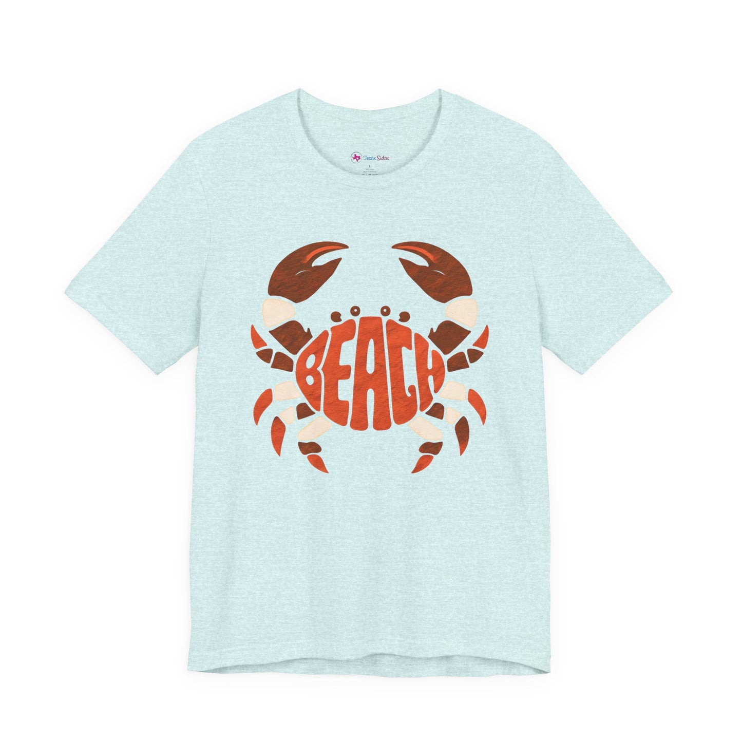 Beach Crab Graphic Tee — Retro Coastal Summer T-Shirt