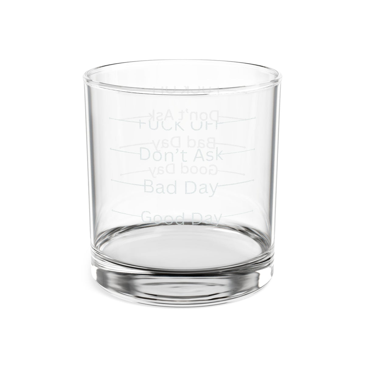 Engraved MOOD MARKER Whiskey Glass 10.5oz — Cocktail Lovers