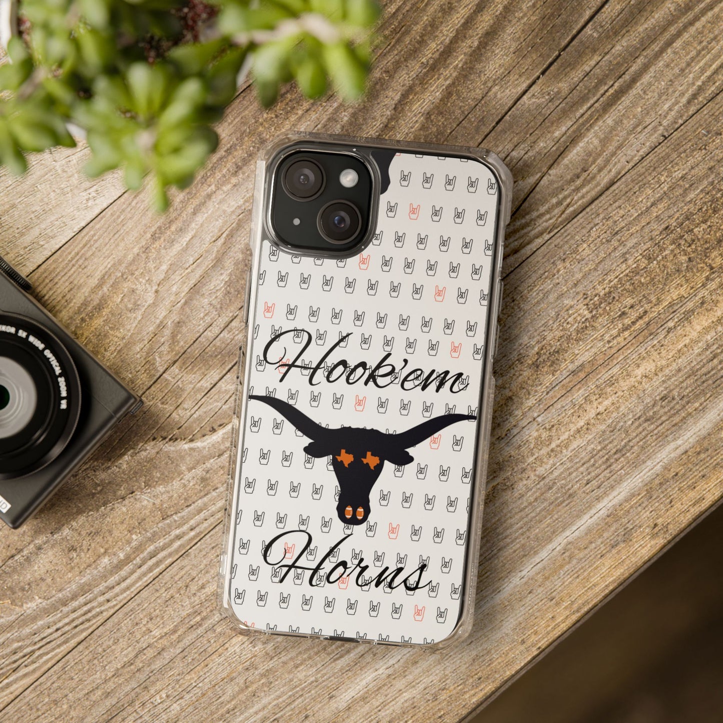 Magnet - Texas Longhorns Football Mini Hook'em Horns Design