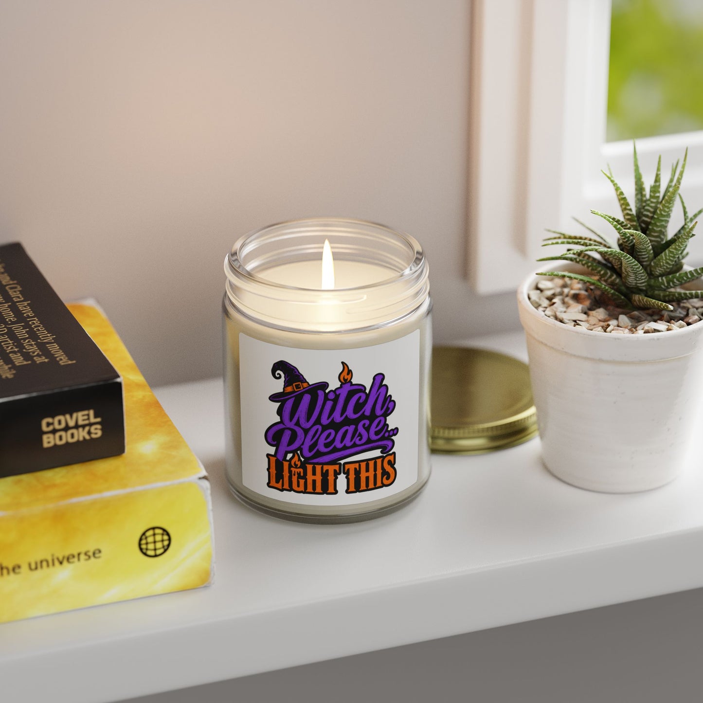 Witch Please 'Light This' Scented Candle — Coconut Apricot Wax (4oz/9oz)