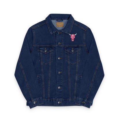 Western Bling Skull Denim Jacket - White, Black or Denim LOVE