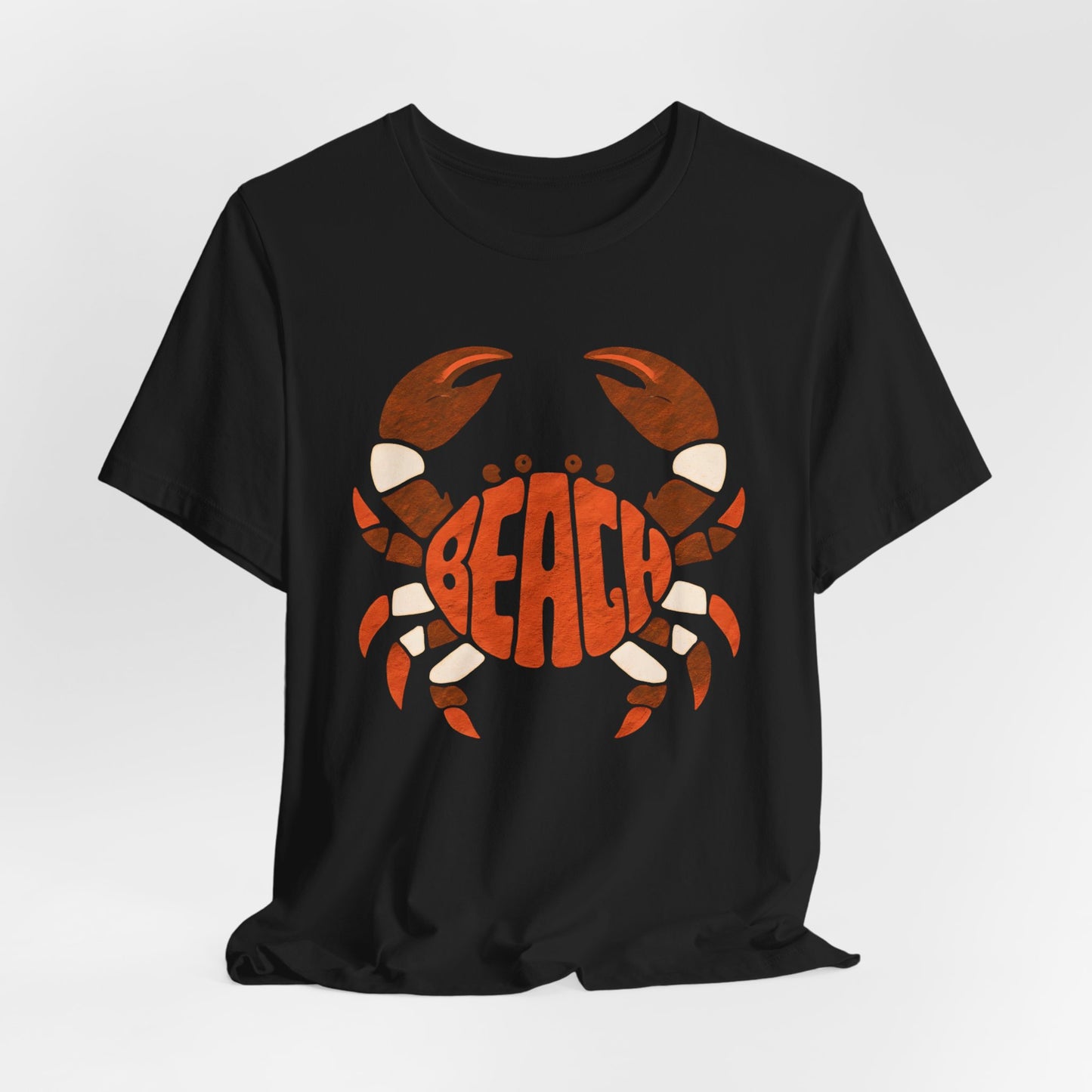 Beach Crab Graphic Tee — Retro Coastal Summer T-Shirt