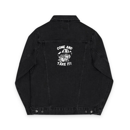 COME and Take IT Denim Jacket - Black or Denim