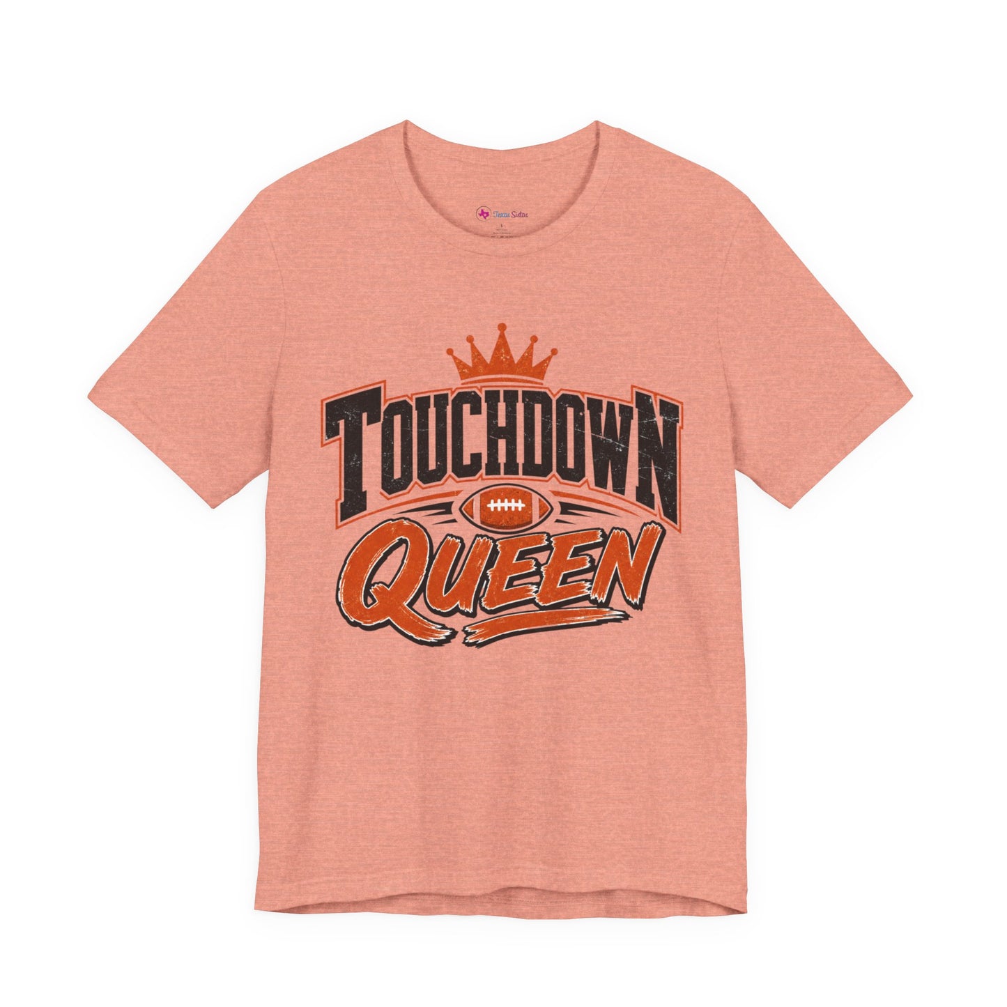 Touchdown Queen T-SHIRT Football Season Tailgate Time