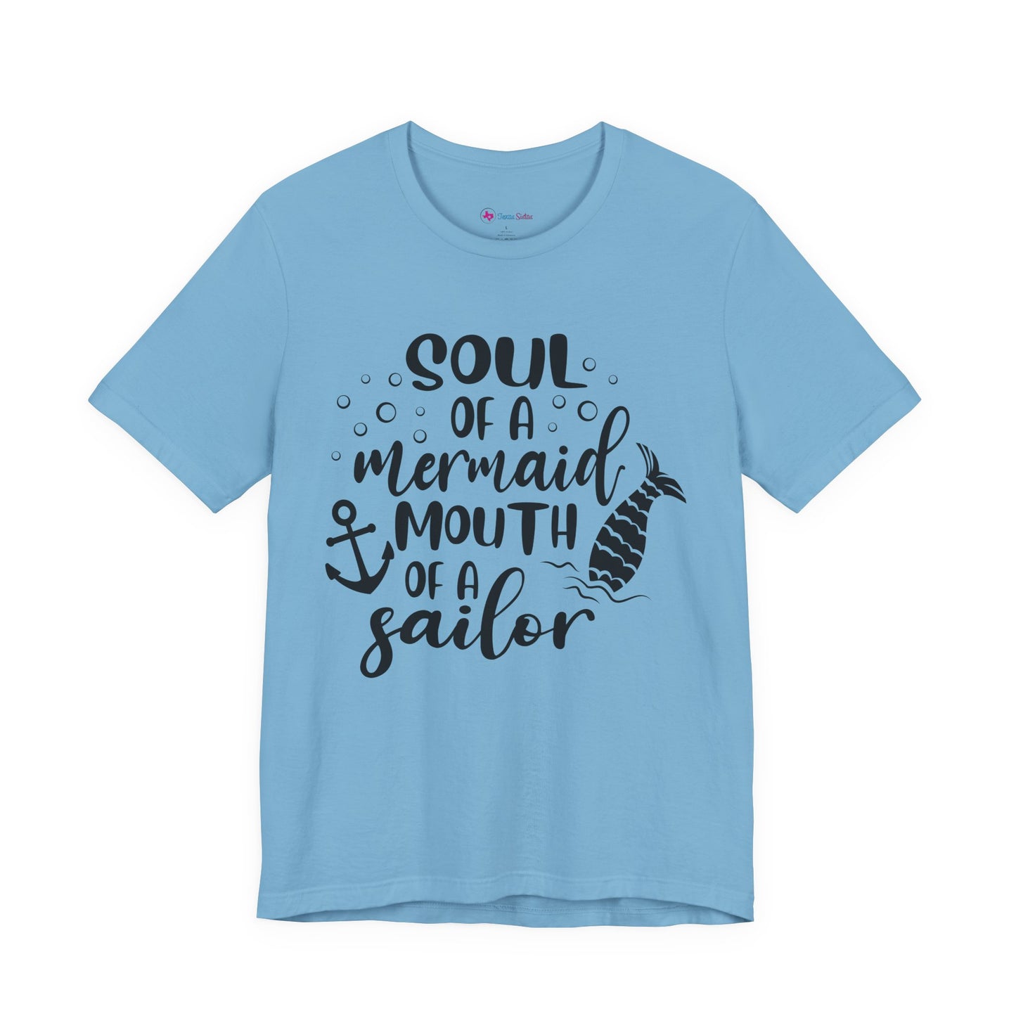 Mermaid Soul Tee — "Soul of a Mermaid, Mouth of a Sailor" Graphic T-Shirt