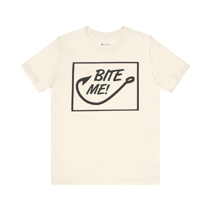 Fishing Hook Unisex Tee - 'BITE ME' Design