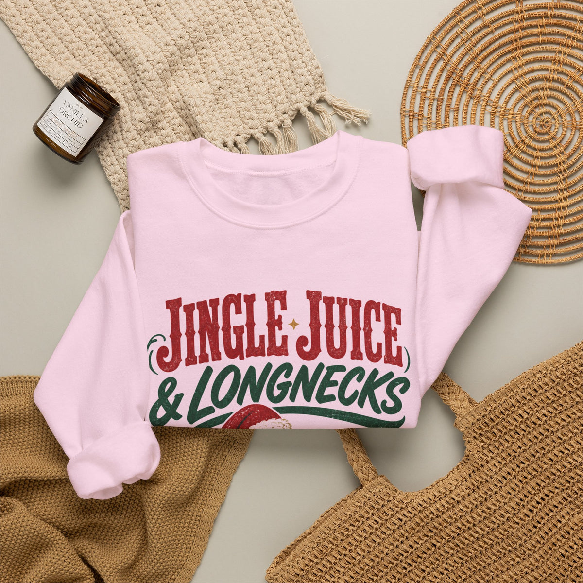 Jingle Juice & Longnecks Christmas Sweatshirt