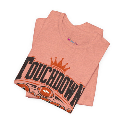 Touchdown Queen T-SHIRT Football Season Tailgate Time