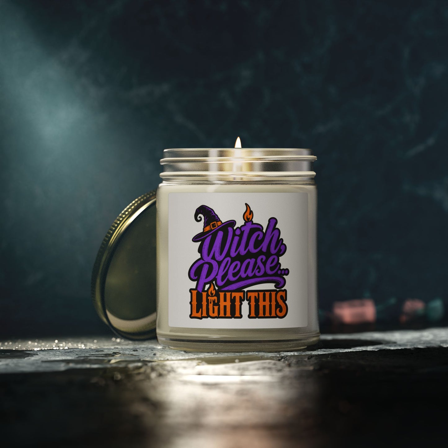 Witch Please 'Light This' Scented Candle — Coconut Apricot Wax (4oz/9oz)