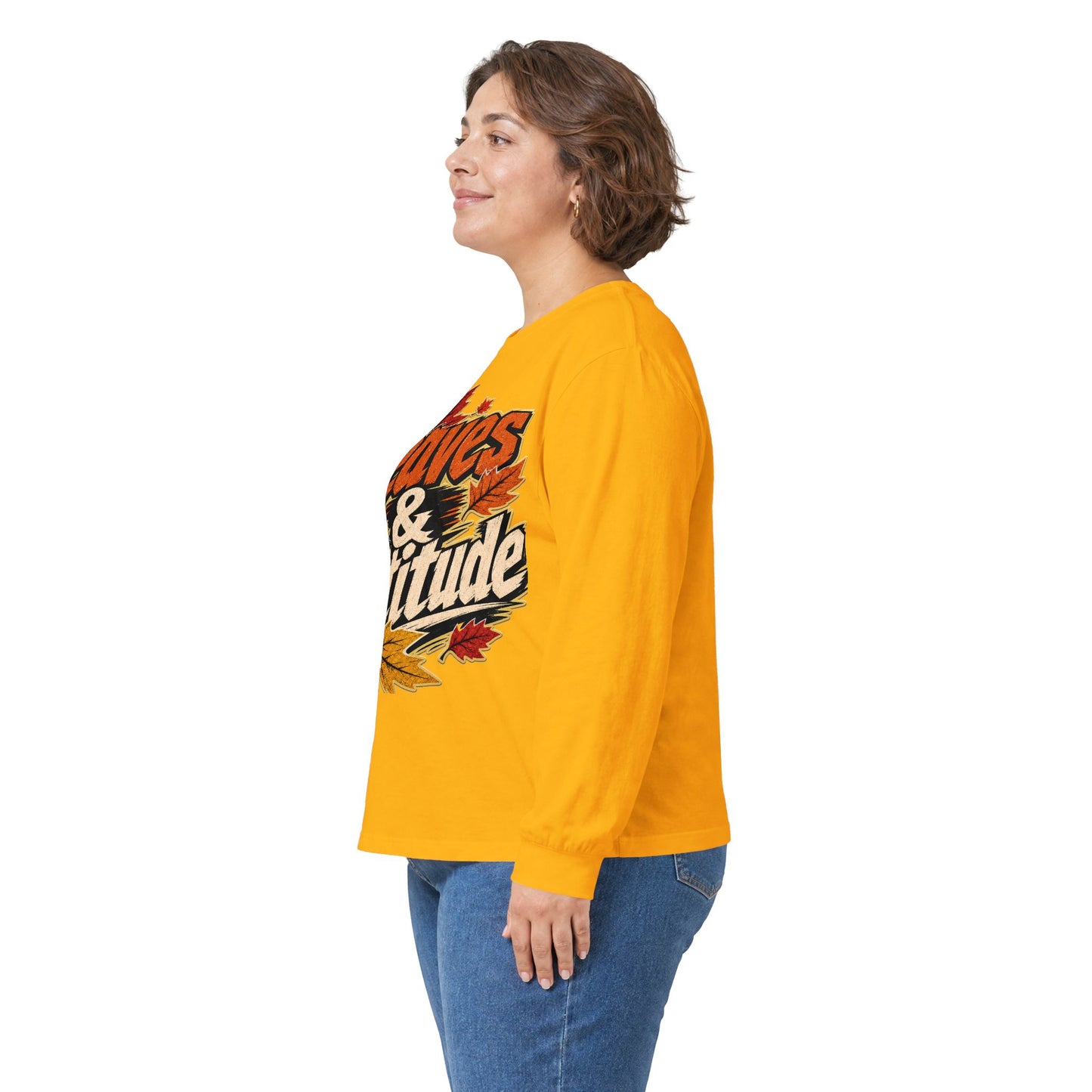 Leaves & Attitude Long Sleeve FALL T-SHIRT
