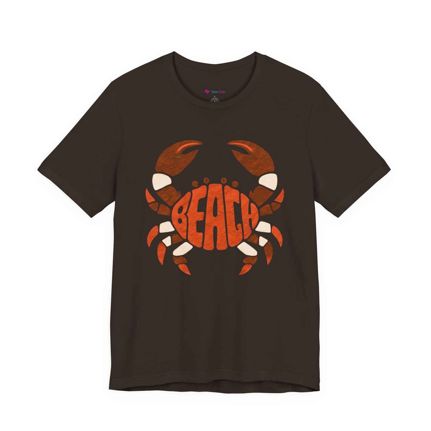 Beach Crab Graphic Tee — Retro Coastal Summer T-Shirt