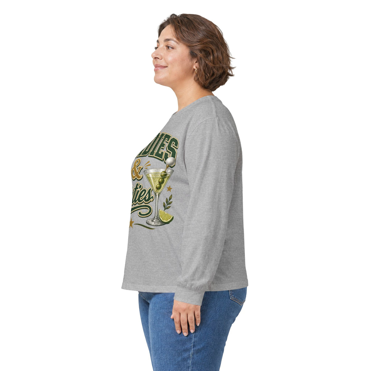 Birdies & Dirties Long Sleeve T-Shirt Golf Cocktail Marini's