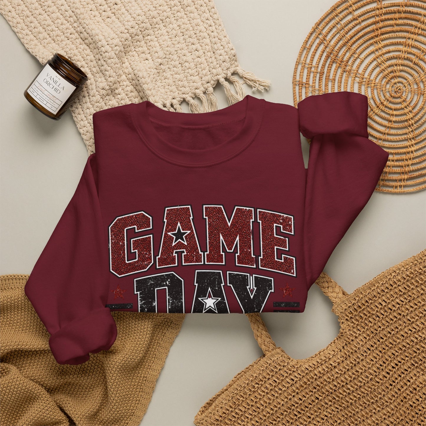Game Day Mode Sweatshirt — Football Fan Crewneck