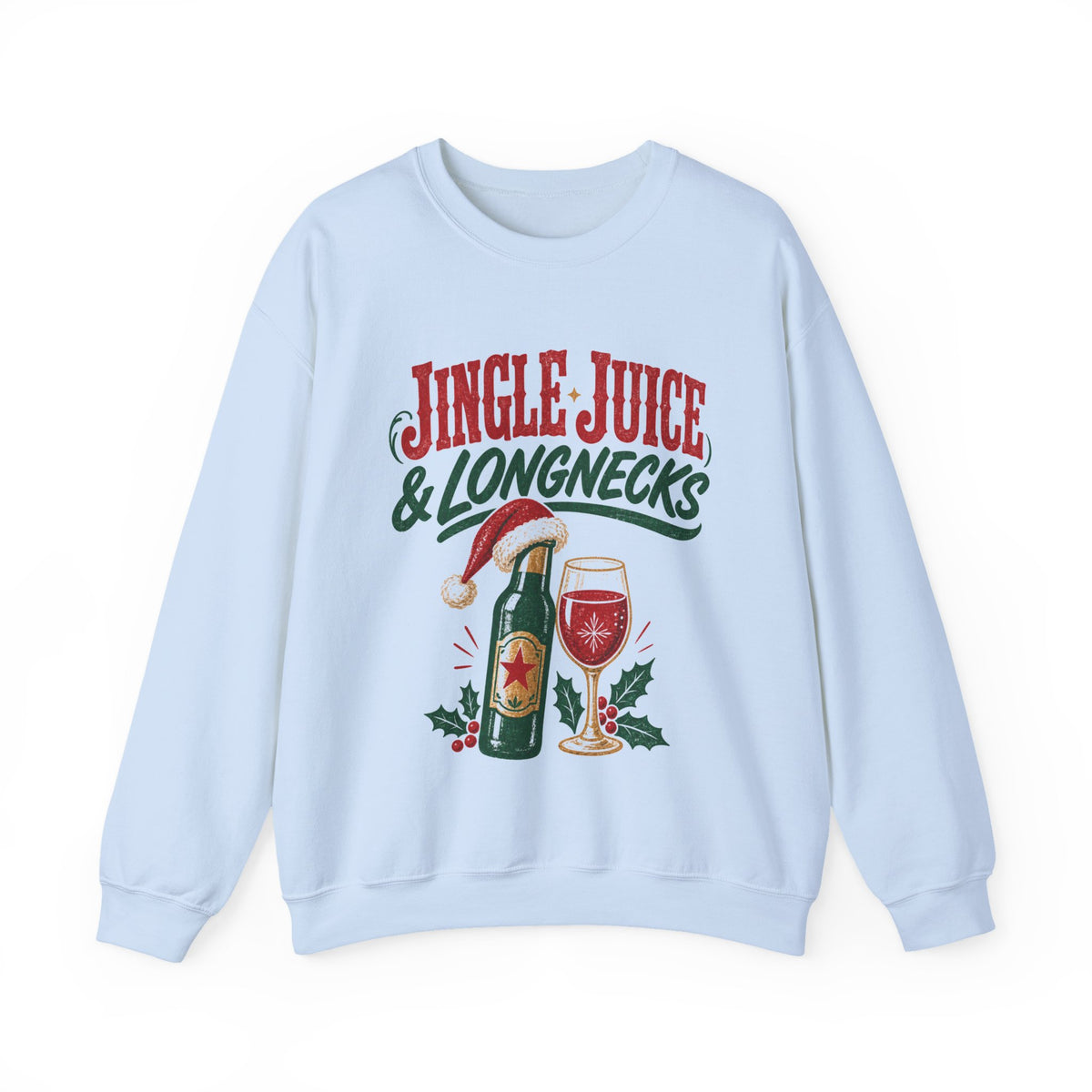 Jingle Juice & Longnecks Christmas Sweatshirt