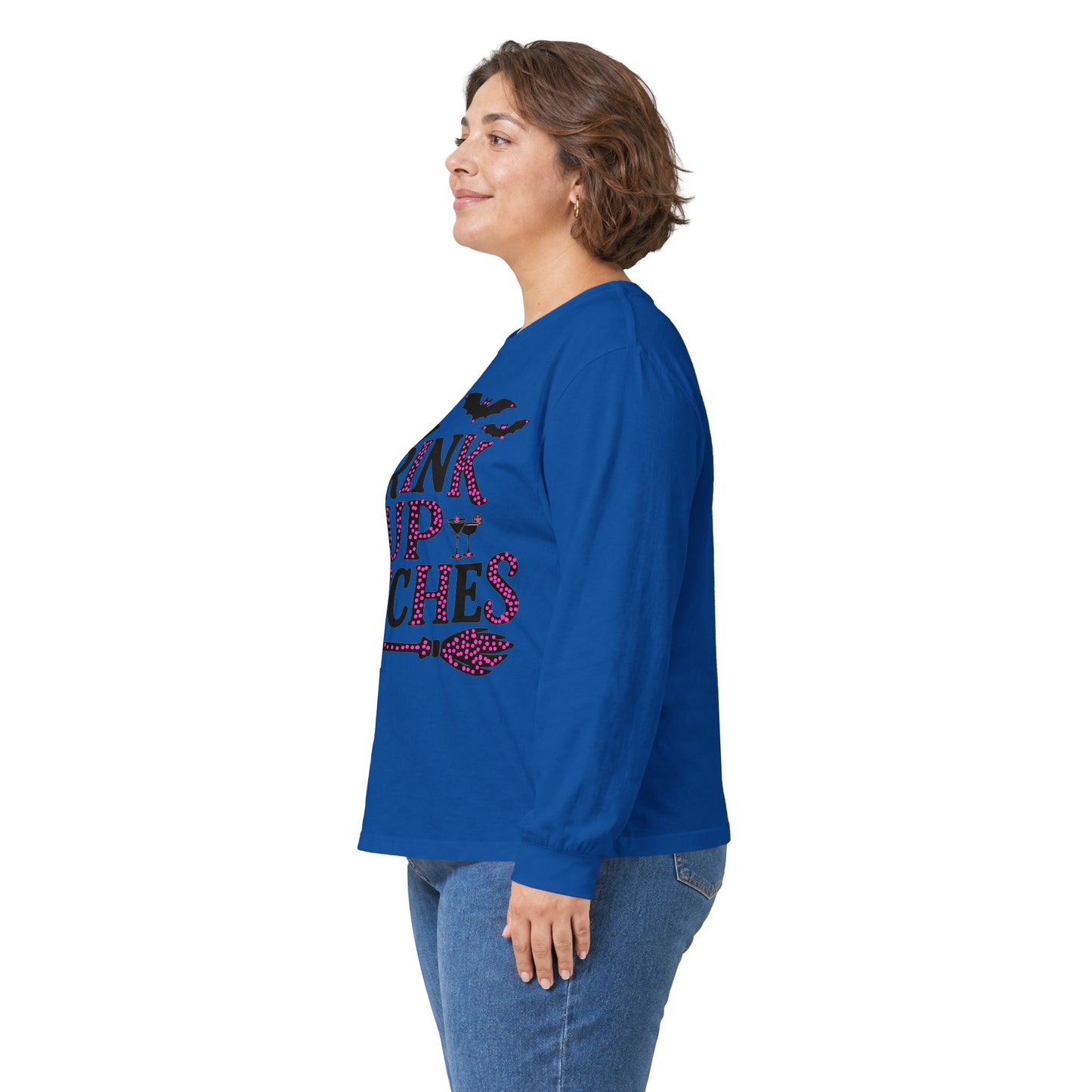 Drink Up Witches Long Sleeve T-Shirt Halloween Fun Tee