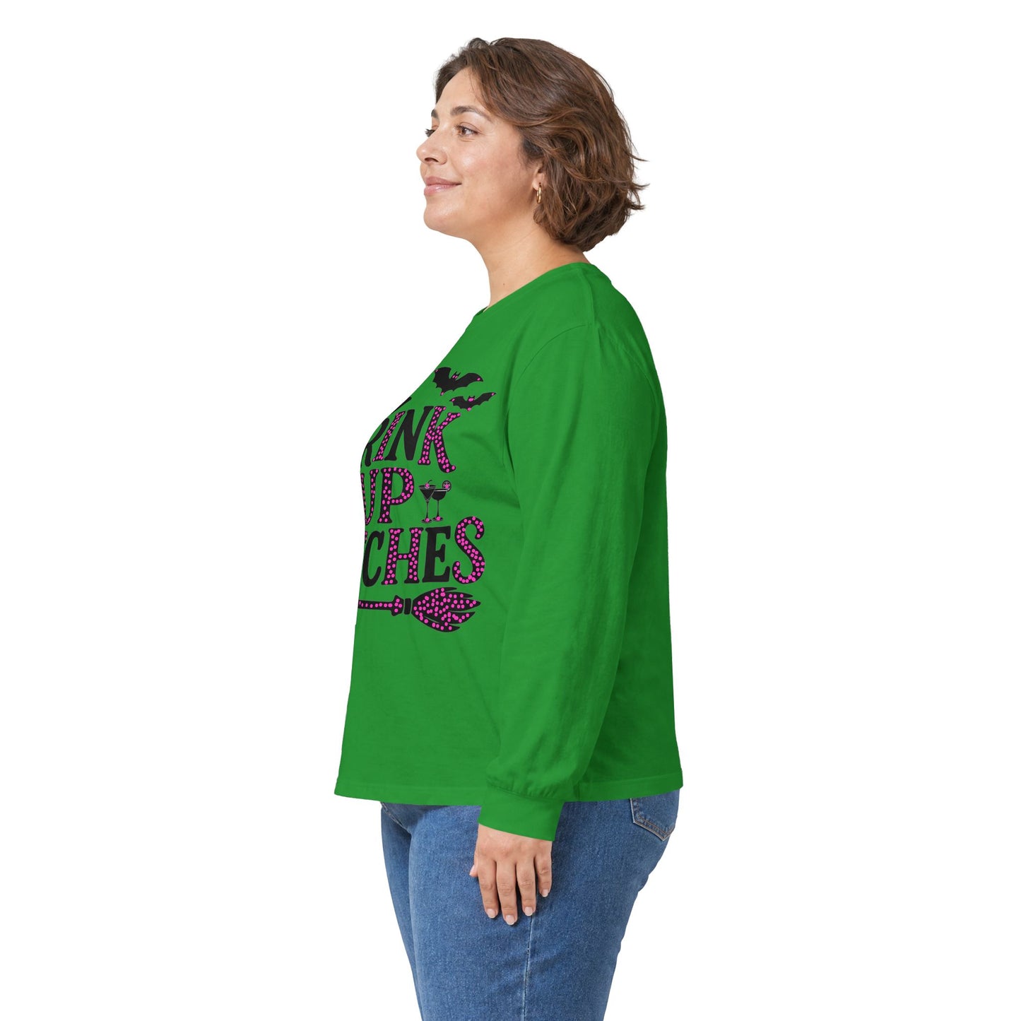 Drink Up Witches Long Sleeve T-Shirt Halloween Fun Tee