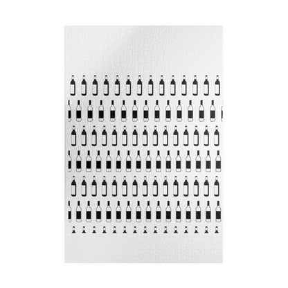 Wine Bottle Pattern Puzzle 520 or 1014 Piece Jigsaw