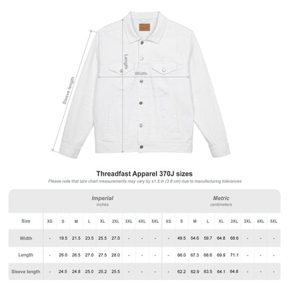 Western Bling Skull Denim Jacket - White, Black or Denim LOVE
