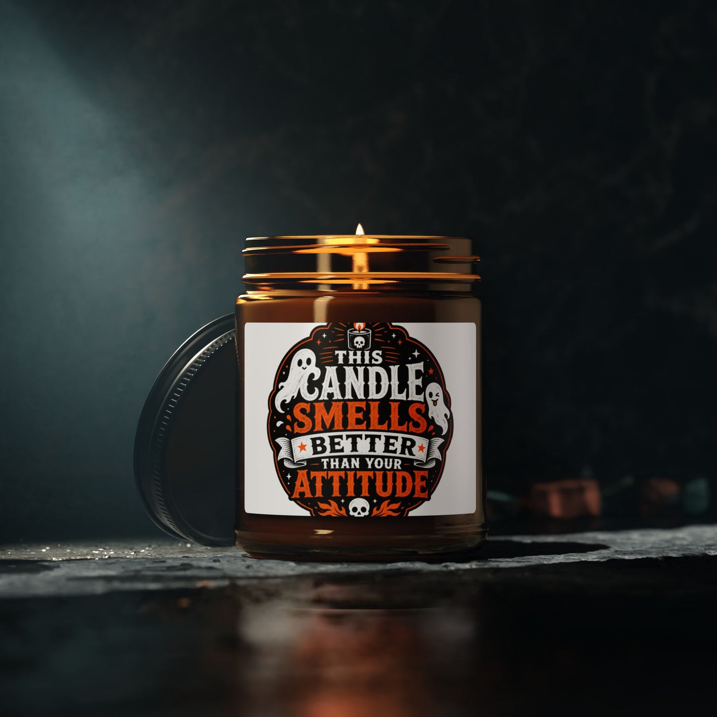 Halloween Scented Soy Candle — This Candle Smells Like Attitude